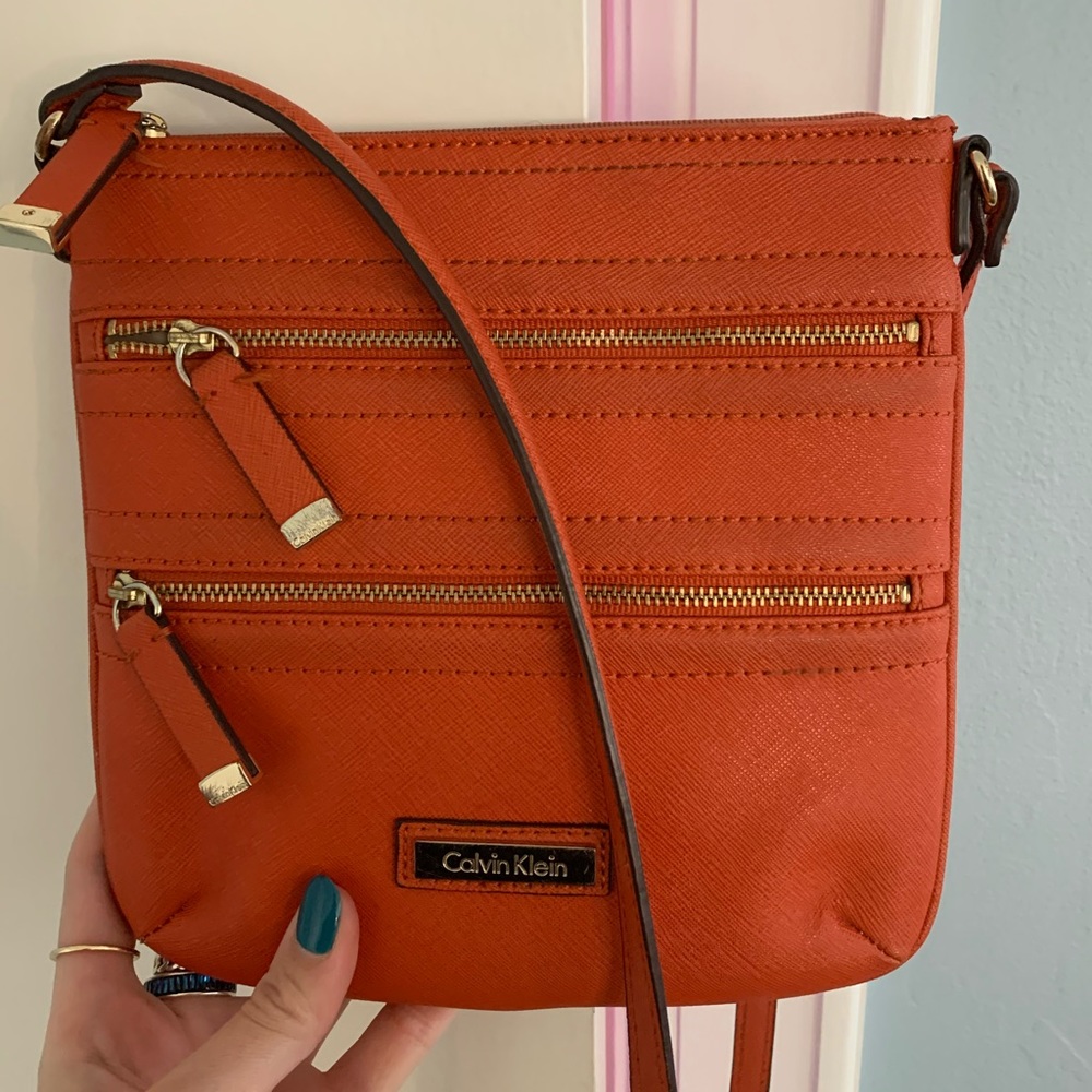 Calvin Klein cross body purse